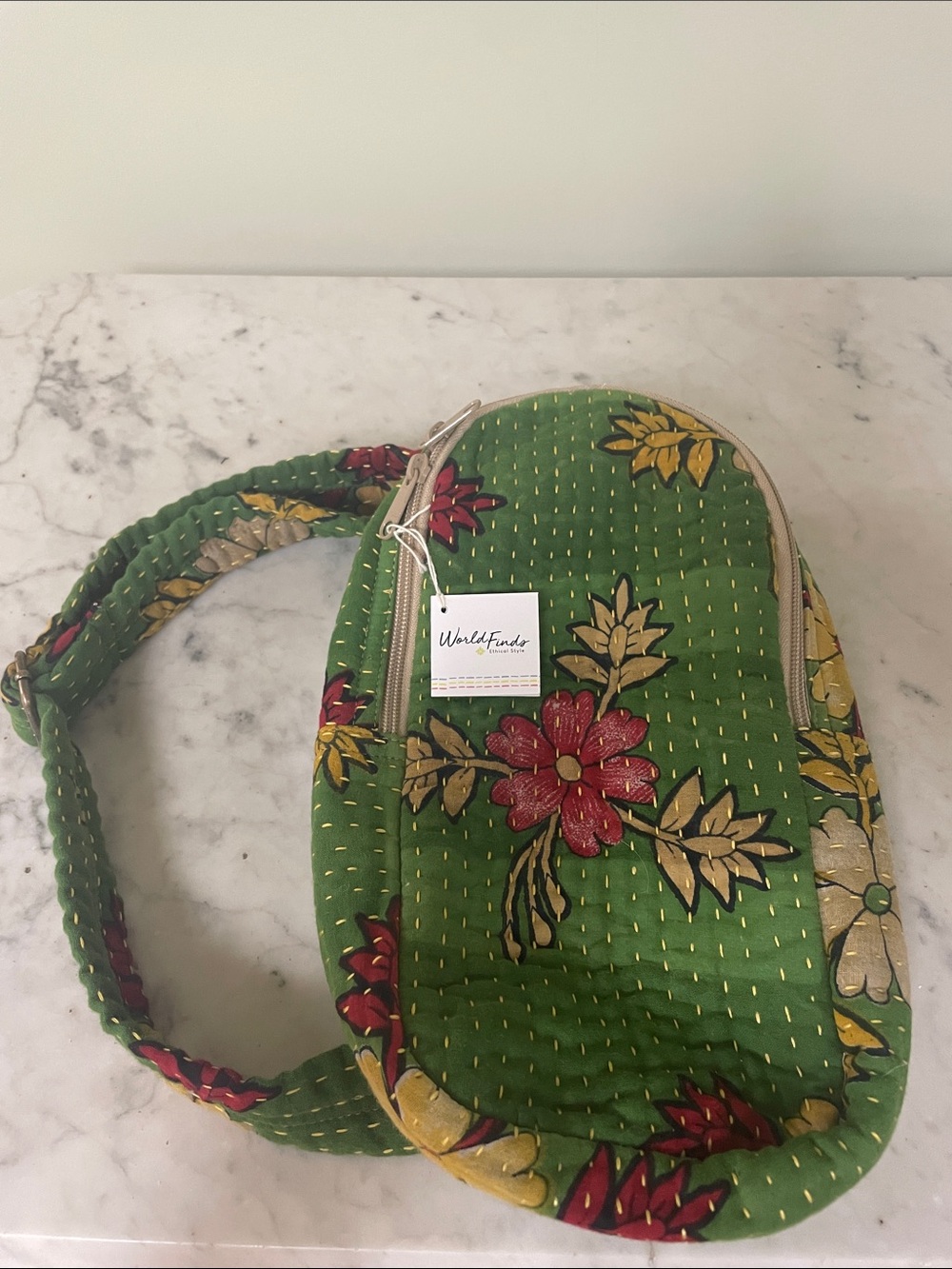 World Finds - Kantha Sling Bag
